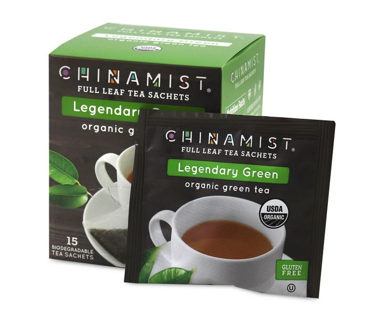 China Mist - Legendary Green Organic Black Full Leaf Tea Sachet, 4 Boxes 15 Count 4 China Mist - Legendary Green Organic Black Full Leaf Tea Sachet, 4 Boxes 15 Count - Image 4