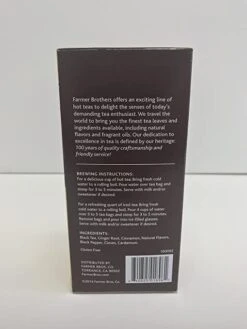 Farmer Brothers Premium: Chai Spice Hot Tea, 2/25 Ct Tea Boxes 6 Farmer Brothers Premium: Chai Spice Hot Tea, 2/25 Ct Tea Boxes -Food And Beverage Store 81cikjmfhsl. sy679 2