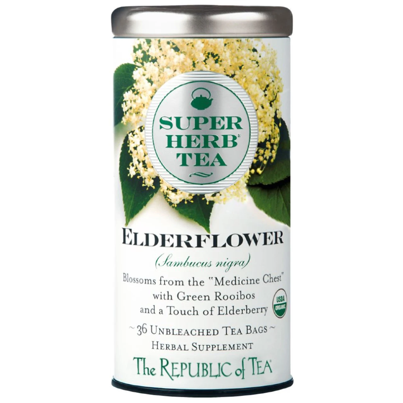 Republic Organic Elderflower SuperHerb® Tea Bags 36ct. 1 Republic Organic Elderflower SuperHerb® Tea Bags 36ct.
