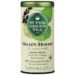 Republic Organic Brain Boost SuperGreen Tea Bags 36ct.