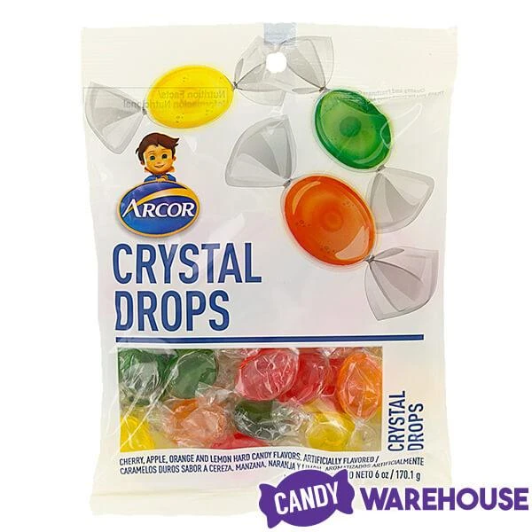 Arcor Crystal Fruit Drops Hard Candy: 6-Ounce Bag 2 Arcor Crystal Fruit Drops Hard Candy: 6-Ounce Bag - Image 2