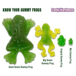 Big Green Gummy Frogs Candy: 5LB Bag -Food And Beverage Store big green gummy frogs candy 5lb bag candy warehouse 4