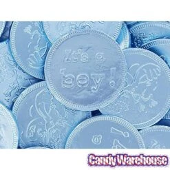Blue Foiled Baby Boy Milk Chocolate Coins: 1LB Bag 7 Blue Foiled Baby Boy Milk Chocolate Coins: 1LB Bag -Food And Beverage Store blue foiled baby boy milk chocolate coins 1lb bag candy warehouse 4 c9236fca 1cc5 43bc a9f9 06edbae5cc8b