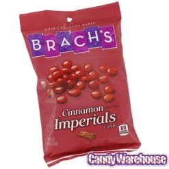 Brach's Cinnamon Imperials: 9-Ounce Bag -Food And Beverage Store brach s cinnamon imperials 9 ounce bag candy warehouse 3