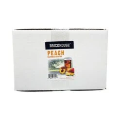 Brickhouse Peach Flavored Iced Tea, 24/3 Oz Packets, Loose Leaf With Filters -Food And Beverage Store brickhouse peach flavored iced tea 24 3oz 1