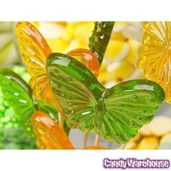 Butterfly Hard Candy Lollipops: 12-Piece Bag -Food And Beverage Store butterfly hard candy lollipops 12 piece bag candy warehouse 3