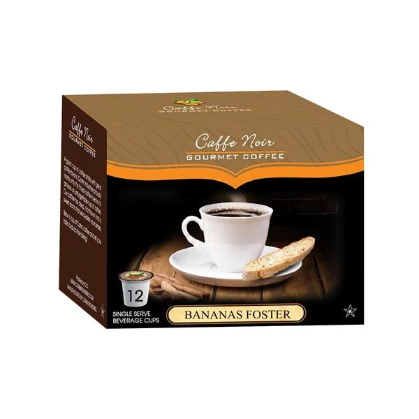 Caffe Noir Gourmet Coffee Bananas Foster, Single Serve Beverage Cups, 6 Box 12 Count Each 2 Caffe Noir Gourmet Coffee Bananas Foster, Single Serve Beverage Cups, 6 Box 12 Count Each - Image 2