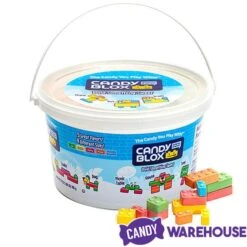 Candy Blox Building Blocks: 27-Ounce Tub -Food And Beverage Store candy blox building blocks 27 ounce tub candy warehouse 3