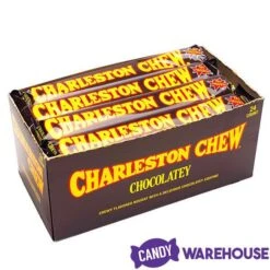 Charleston Chew Candy Bars - Chocolate: 24-Piece Box -Food And Beverage Store charleston chew candy bars chocolate 24 piece box candy warehouse 4