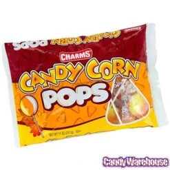 Charms Candy Corn Pops: 15-Piece Bag -Food And Beverage Store charms candy corn pops 15 piece bag candy warehouse 4