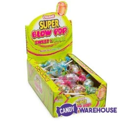 Food And Beverage Store -Food And Beverage Store charms super blow pops sweet n sour assortment 48 piece box candy warehouse 2