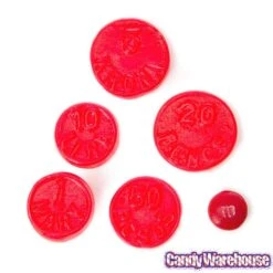 Cherry Juju Coins Candy: 7.5LB Bag -Food And Beverage Store cherry juju coins candy 7 5lb bag candy warehouse 3 93e9108e 8303 4aad a378 cedce9feda50