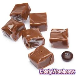 Chocolate Caramel Squares Candy: 5LB Bag -Food And Beverage Store chocolate caramel squares candy 5lb bag candy warehouse 3