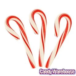 Christmas Peppermint Mini Candy Canes: 240-Piece Box -Food And Beverage Store christmas peppermint mini candy canes 240 piece box candy warehouse 3