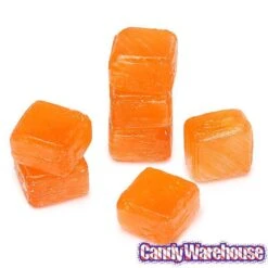 Cubes Hard Candy - Tangerine: 3LB Bag -Food And Beverage Store cubes hard candy tangerine 3lb bag candy warehouse 3