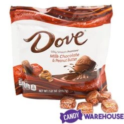 Dove Milk Chocolate Peanut Butter Squares: 28-Piece Bag -Food And Beverage Store dove milk chocolate peanut butter squares 28 piece bag candy warehouse 5