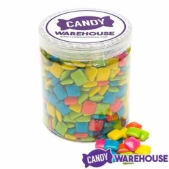 Dubble Bubble Chiclets Chewing Gum Tabs - Tropical Fruit Flavors: 1.5LB Jar -Food And Beverage Store dubble bubble chiclets chewing gum tabs tropical fruit flavors 1 5lb jar candy warehouse 3 a1eddee5 6f2c 4755 a78d 28a81e5d44fd