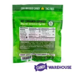 Eddy Edibles Hot Cinnamon CBD Gummies THC Free 300mg: 30 Gummy Bears -Food And Beverage Store eddy edibles hot cinnamon cbd gummies thc free 300mg 30 gummy bears candy warehouse 4