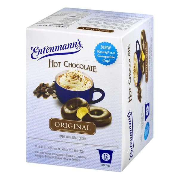 Entenmann's Single Serve Coffee, Hot Chocolate Original, 6/12 Count 5 Entenmann's Single Serve Coffee, Hot Chocolate Original, 6/12 Count - Image 5