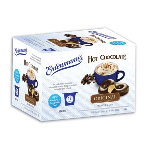 Entenmann's Single Serve Coffee, Hot Chocolate Original, 6/12 Count 2 Entenmann's Single Serve Coffee, Hot Chocolate Original, 6/12 Count - Image 2