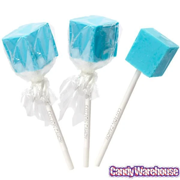 Espeez Cube Pops - Cotton Candy: 100-Piece Tub 3 Espeez Cube Pops - Cotton Candy: 100-Piece Tub - Image 3