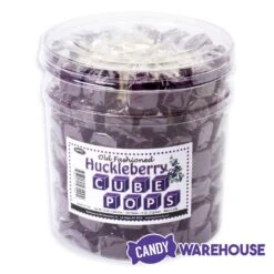 Espeez Cube Pops - Huckleberry: 100-Piece Tub -Food And Beverage Store espeez cube pops huckleberry 100 piece tub candy warehouse 3