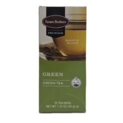Farmer Brothers Premium: Green Tea, 2/25 Ct Tea Boxes -Food And Beverage Store fbgreentean2 2