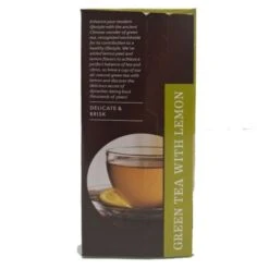 Farmer Brothers Premium: Green Tea With Lemon, 2/25 Ct Tea Boxes -Food And Beverage Store fblemontea2 1
