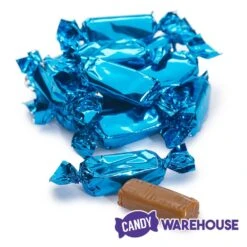 Foiled Caramel Candy - Blue: 180-Piece Bag 8 Foiled Caramel Candy - Blue: 180-Piece Bag -Food And Beverage Store foiled caramel candy blue 180 piece bag candy warehouse 4
