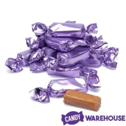 Foiled Caramel Candy - Lavender: 180-Piece Bag -Food And Beverage Store foiled caramel candy lavender 180 piece bag candy warehouse 3