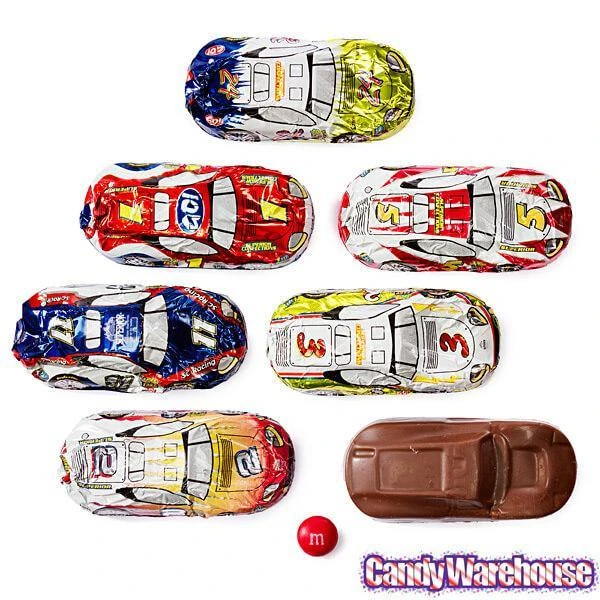Foiled Milk Chocolate Race Cars: 36-Piece Display 3 Foiled Milk Chocolate Race Cars: 36-Piece Display - Image 3