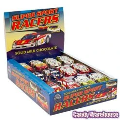 Foiled Milk Chocolate Race Cars: 36-Piece Display 8 Foiled Milk Chocolate Race Cars: 36-Piece Display -Food And Beverage Store foiled milk chocolate race cars 36 piece display candy warehouse 4
