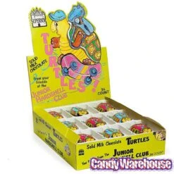 Foiled Milk Chocolate Turtles: 36-Piece Display 7 Foiled Milk Chocolate Turtles: 36-Piece Display -Food And Beverage Store foiled milk chocolate turtles 36 piece display candy warehouse 4