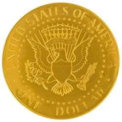 Fort Knox Gold Foiled Milk Chocolate US Dollar Medallions: 30-Piece Box -Food And Beverage Store fort knox gold foiled milk chocolate us dollar medallions 30 piece box candy warehouse 10
