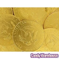 Fort Knox Gold Foiled Milk Chocolate US Dollar Medallions: 30-Piece Box -Food And Beverage Store fort knox gold foiled milk chocolate us dollar medallions 30 piece box candy warehouse 8