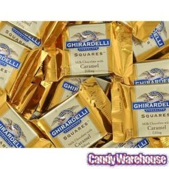Ghirardelli Milk Chocolate With Caramel Filling Squares: 50-Piece Box -Food And Beverage Store ghirardelli milk chocolate with caramel filling squares 50 piece box candy warehouse 4 1dfc04a5 65f0 44cd a608 f01d7f4a405b