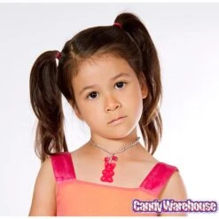 Giant Gummy Bear Necklace - Red -Food And Beverage Store giant gummy bear necklace red candy warehouse 3