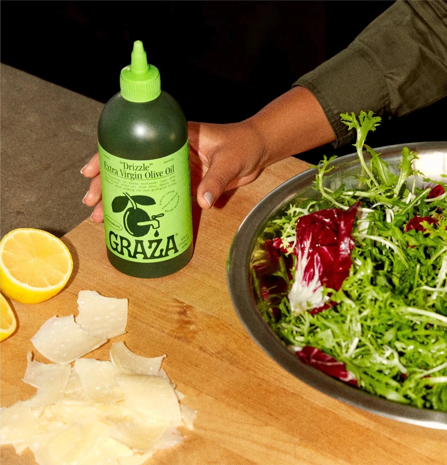 Graza Co. Squeeze "Drizzle" And "Sizzle" Olive Oil Set 2 Graza Co. Squeeze "Drizzle" And "Sizzle" Olive Oil Set - Image 2