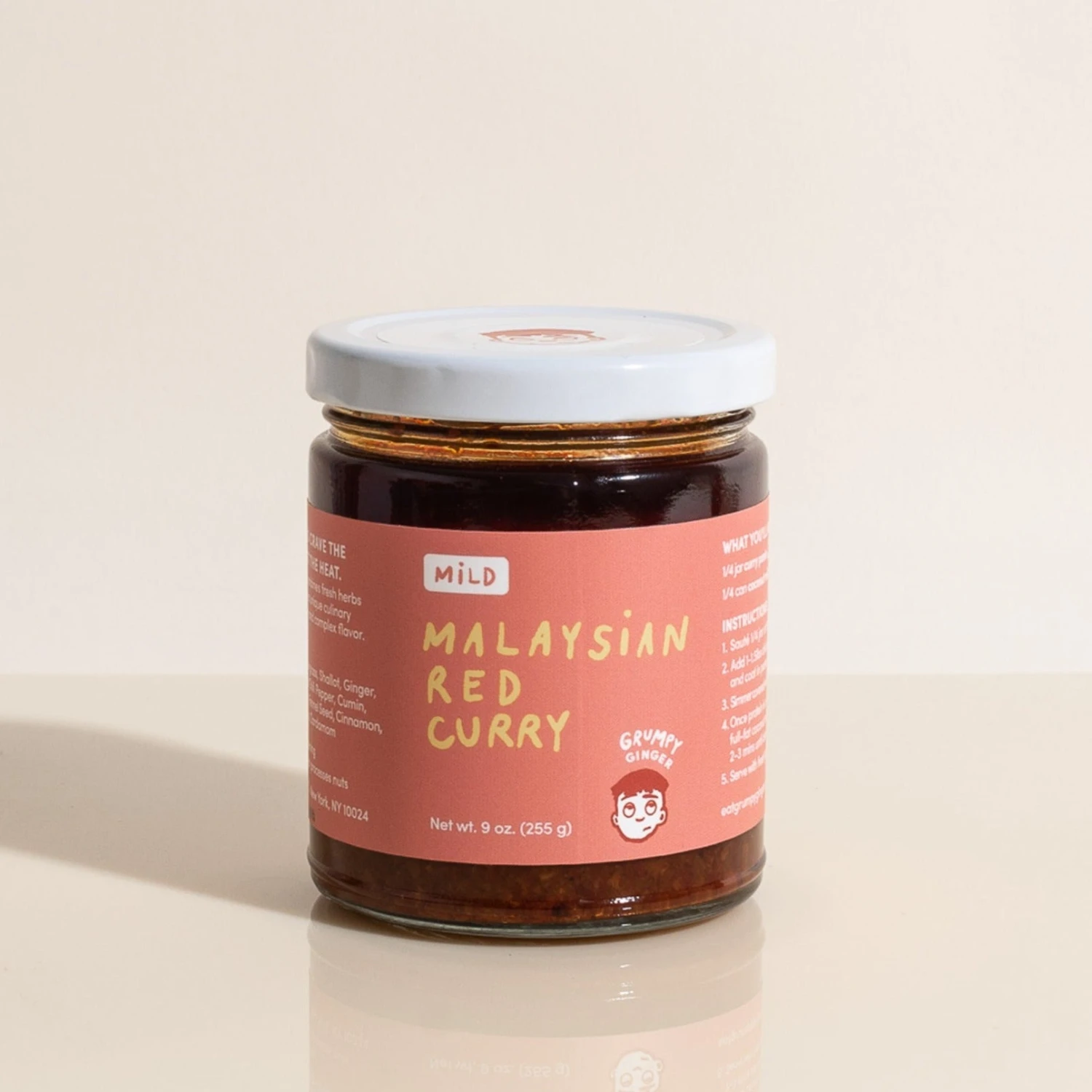 Grumpy Ginger Malaysian Red Curry - Mild 1 Grumpy Ginger Malaysian Red Curry - Mild