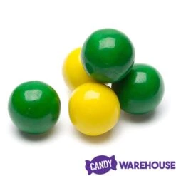Gumballs Color Combo - Green And Yellow: 4LB Box 6 Gumballs Color Combo - Green And Yellow: 4LB Box -Food And Beverage Store gumballs color combo green and yellow 4lb box candy warehouse 3