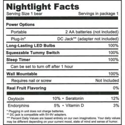 Gummy Bear Night Light - Orange 10 Gummy Bear Night Light - Orange -Food And Beverage Store gummy bear night light orange candy warehouse 4