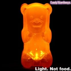Gummy Bear Night Light - Orange 12 Gummy Bear Night Light - Orange -Food And Beverage Store gummy bear night light orange candy warehouse 6