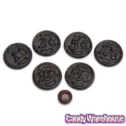 Gustaf's Black Licorice Coins: 1KG Bag -Food And Beverage Store gustaf s black licorice coins 1kg bag candy warehouse 3