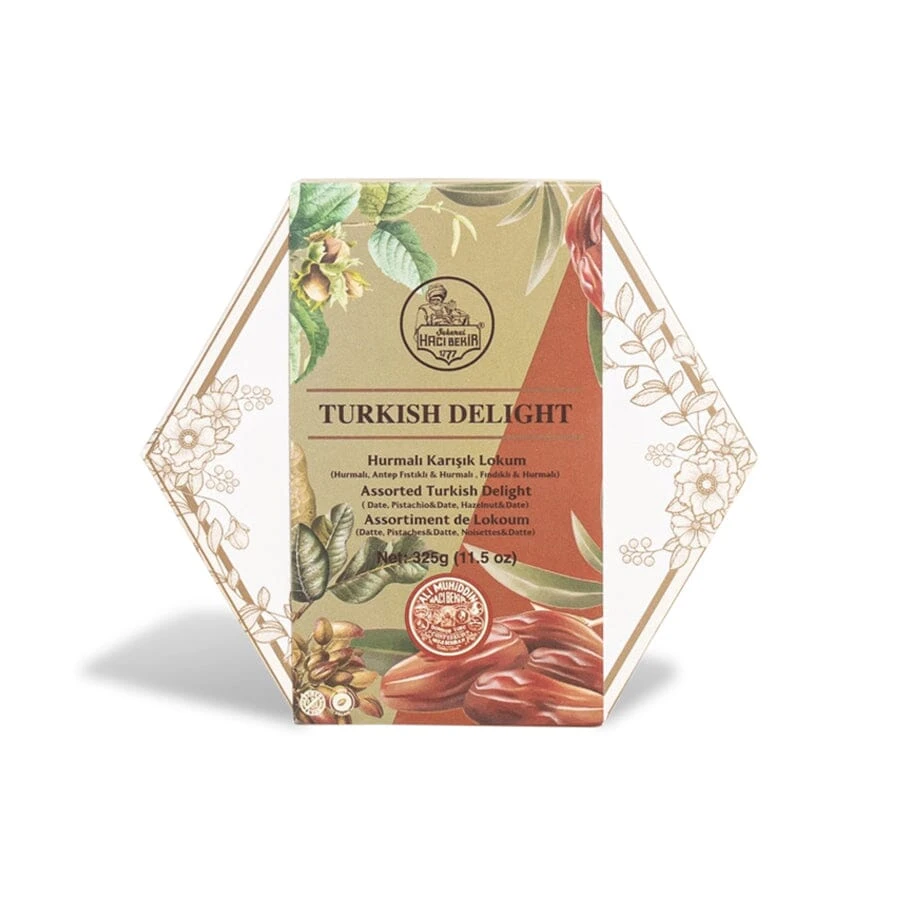 Haci Bekir Turkish Delight—Assorted Date And Nut 1 Haci Bekir Turkish Delight—Assorted Date And Nut