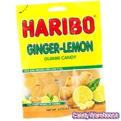 Haribo Ginger-Lemon Gummy Candy: 3LB Box -Food And Beverage Store haribo ginger lemon gummy candy 3lb box candy warehouse 4