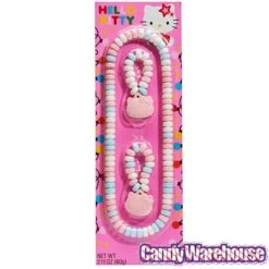 Hello Kitty Candy Jewelry Packs: 24-Piece Display -Food And Beverage Store hello kitty candy jewelry packs 24 piece display candy warehouse 3
