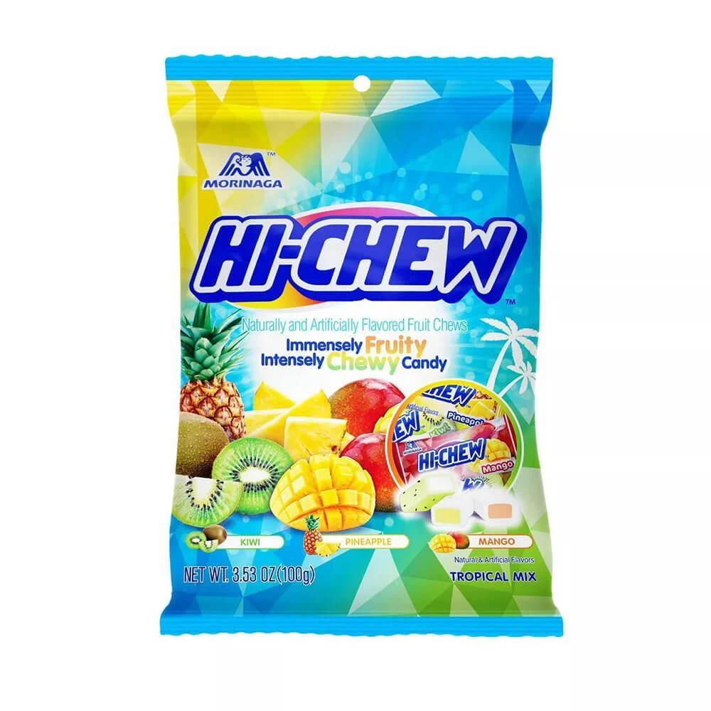 Hi-Chew Fruit Chews Candy Packs - Tropical Mix: 20-Piece Bag 1 Hi-Chew Fruit Chews Candy Packs - Tropical Mix: 20-Piece Bag