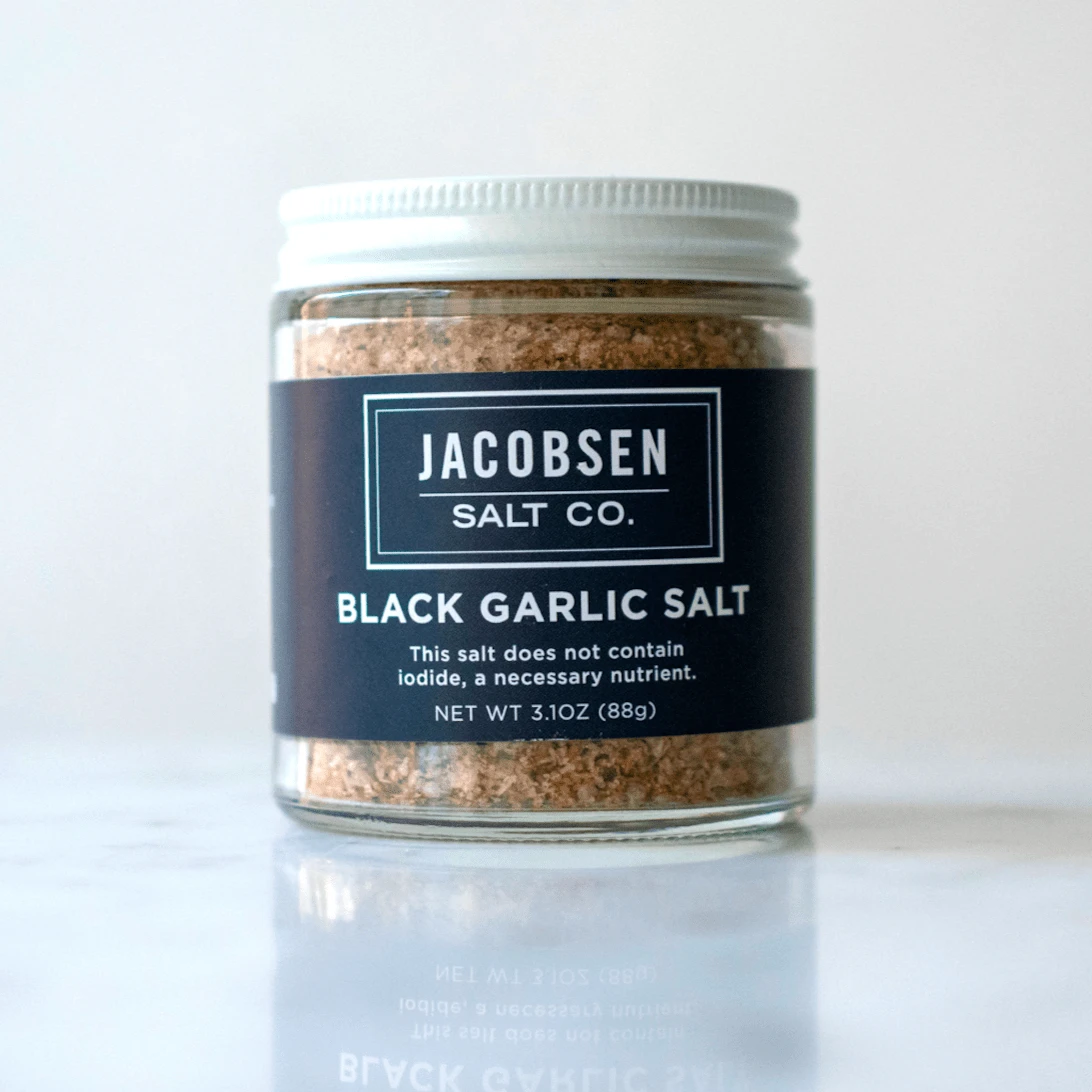 Jacobsen Salt Co. Infused Black Garlic Salt 1 Jacobsen Salt Co. Infused Black Garlic Salt