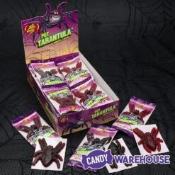 Jelly Belly Big Gummy Tarantula Spiders Candy Packs: 24-Piece Box -Food And Beverage Store jelly belly big gummy tarantula spiders candy packs 24 piece box candy warehouse 4 6600fdc9 44da 4e69 b1a8 58721f579a14