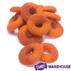 Jovy Crazy Gummy Rings Chamoy Candy - Peach: 5LB Bag 6 Jovy Crazy Gummy Rings Chamoy Candy - Peach: 5LB Bag -Food And Beverage Store jovy crazy gummy rings chamoy candy peach 5lb bag candy warehouse 3